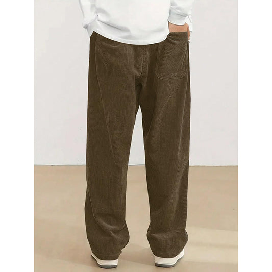Pantalones casuales de corte holgado para hombre