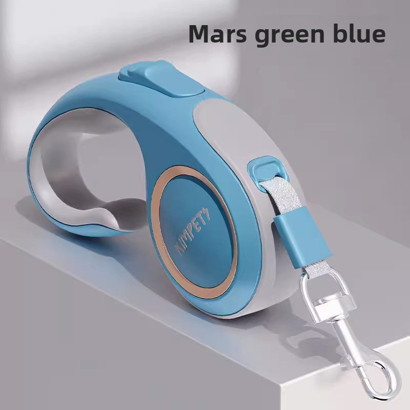 Correa retractil automatica para perros con luz