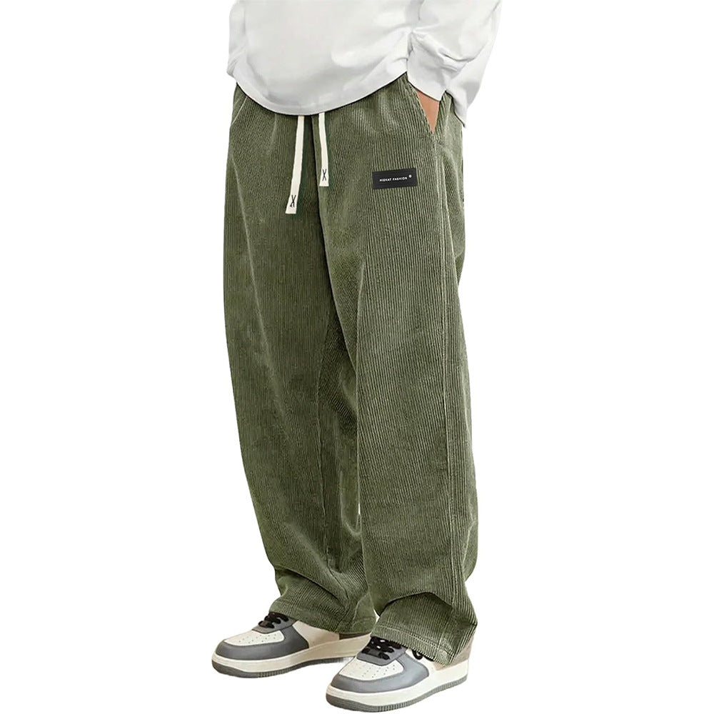 Pantalones casuales de corte holgado para hombre