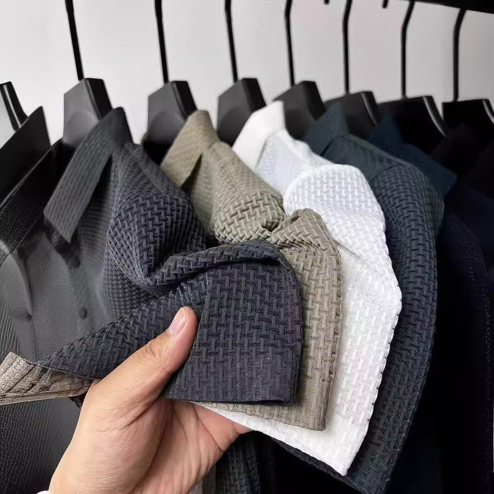 Camisa polo de manga corta para hombre (estilo casual)