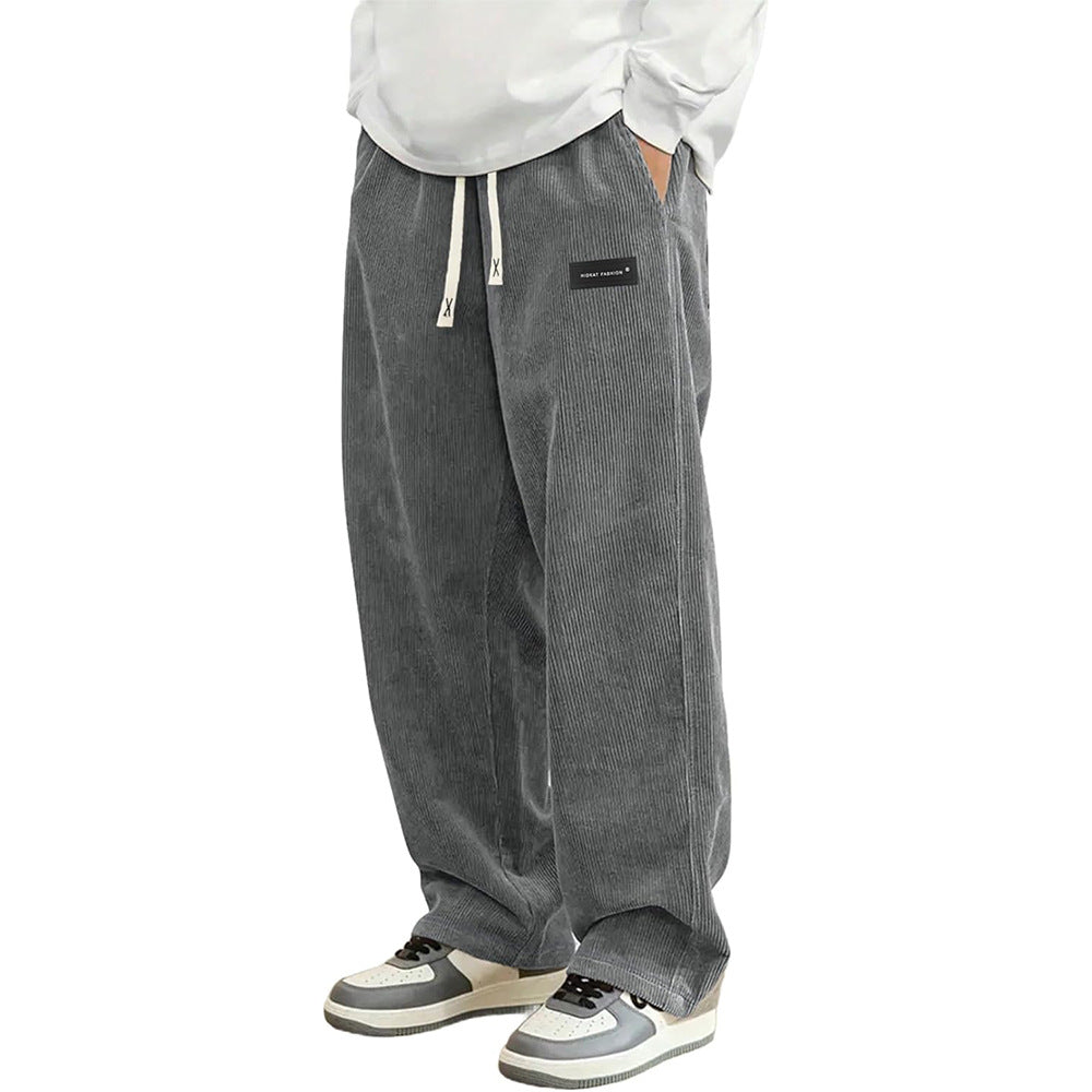 Pantalones casuales de corte holgado para hombre