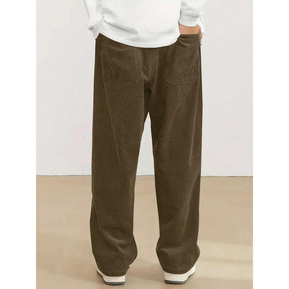 Pantalones casuales de corte holgado para hombre