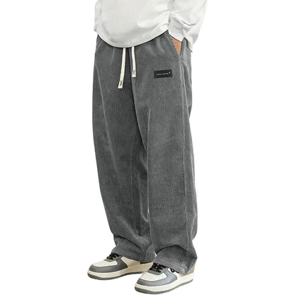 Pantalones casuales de corte holgado para hombre