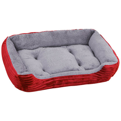 Caseta y alfombrilla para mascotas (perros y gatos) para todas las estaciones