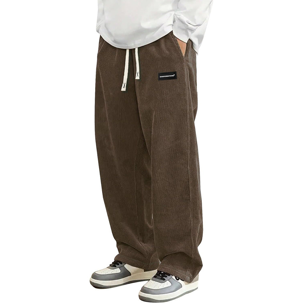 Pantalones casuales de corte holgado para hombre