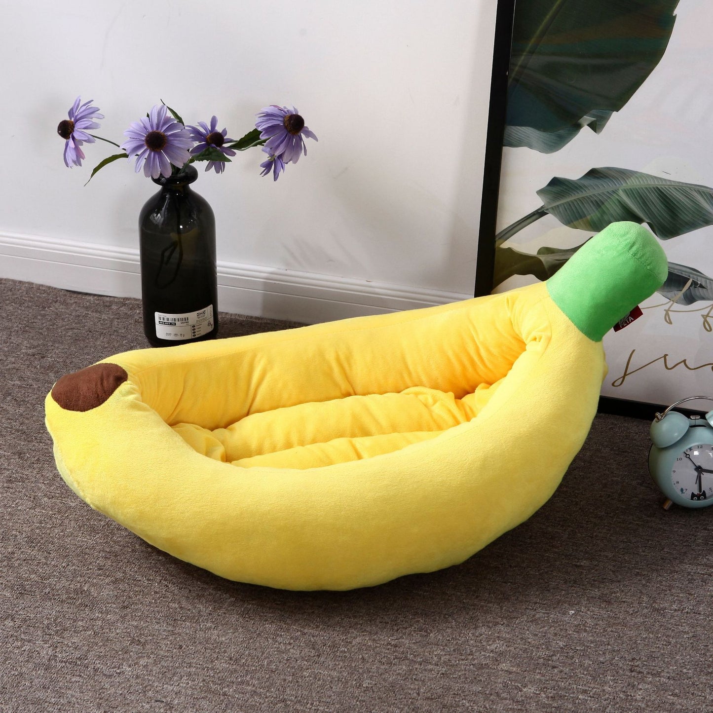 Cama para mascotas con dise�o de dibujos animados, desmontable y lavable