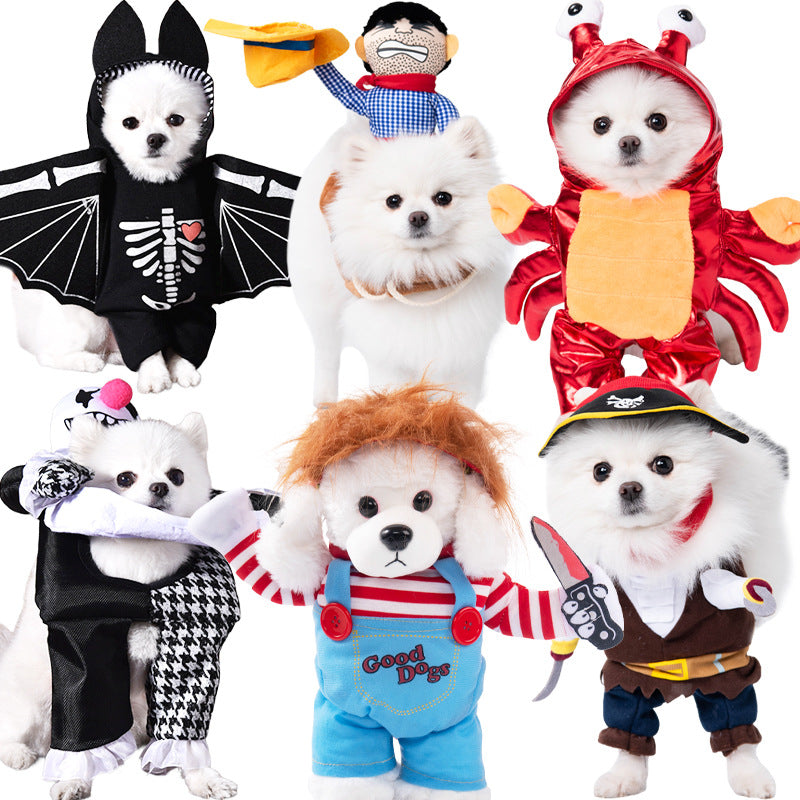 Divertido disfraz de Halloween para mascotas