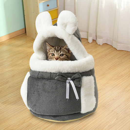 Mochila transportadora para mascotas con dise�o transpirable