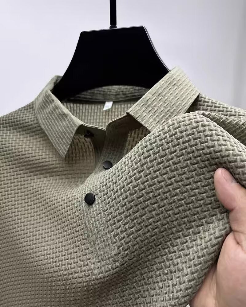 Camisa polo de manga corta para hombre (estilo casual)