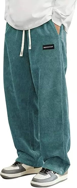 Pantalones casuales de corte holgado para hombre
