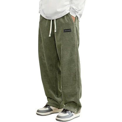 Pantalones casuales de corte holgado para hombre