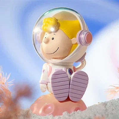 Juguetes POP MART de la serie Snoopy Space (caja sorpresa aleatoria)