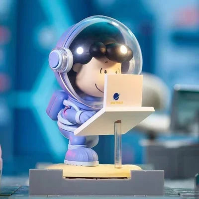 Juguetes POP MART de la serie Snoopy Space (caja sorpresa aleatoria)