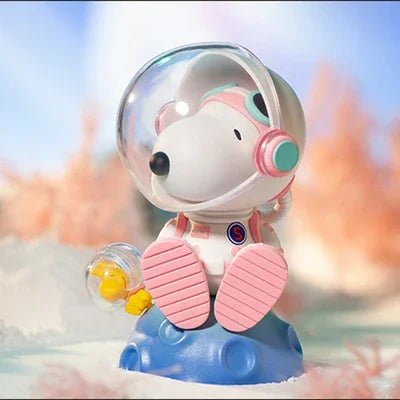 Juguetes POP MART de la serie Snoopy Space (caja sorpresa aleatoria)