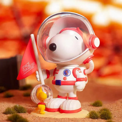 Juguetes POP MART de la serie Snoopy Space (caja sorpresa aleatoria)
