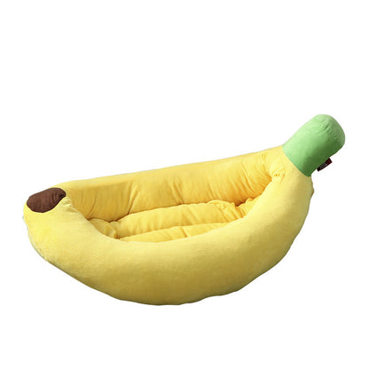 Cama para mascotas con dise�o de dibujos animados, desmontable y lavable