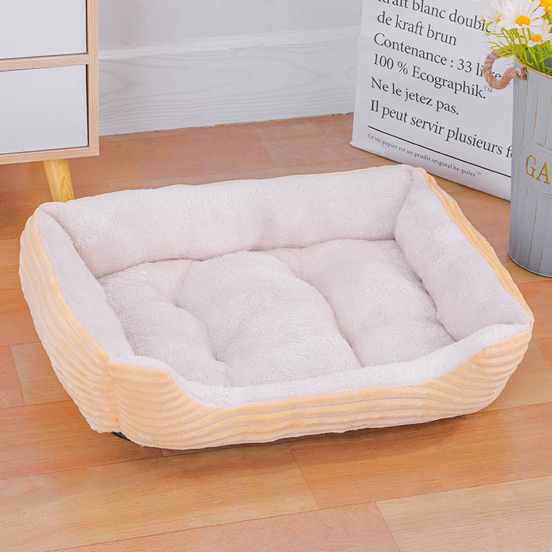 Caseta y alfombrilla para mascotas (perros y gatos) para todas las estaciones