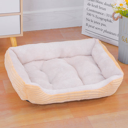 Caseta y alfombrilla para mascotas (perros y gatos) para todas las estaciones