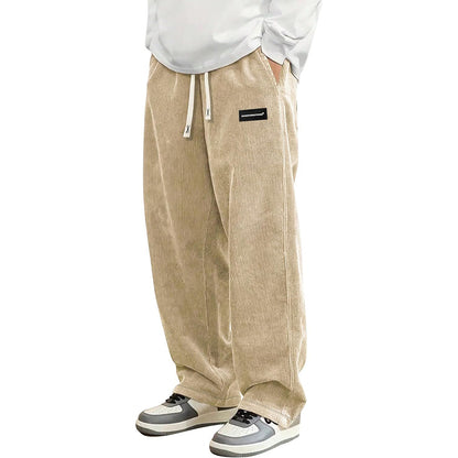 Pantalones casuales de corte holgado para hombre