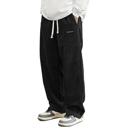 Pantalones casuales de corte holgado para hombre
