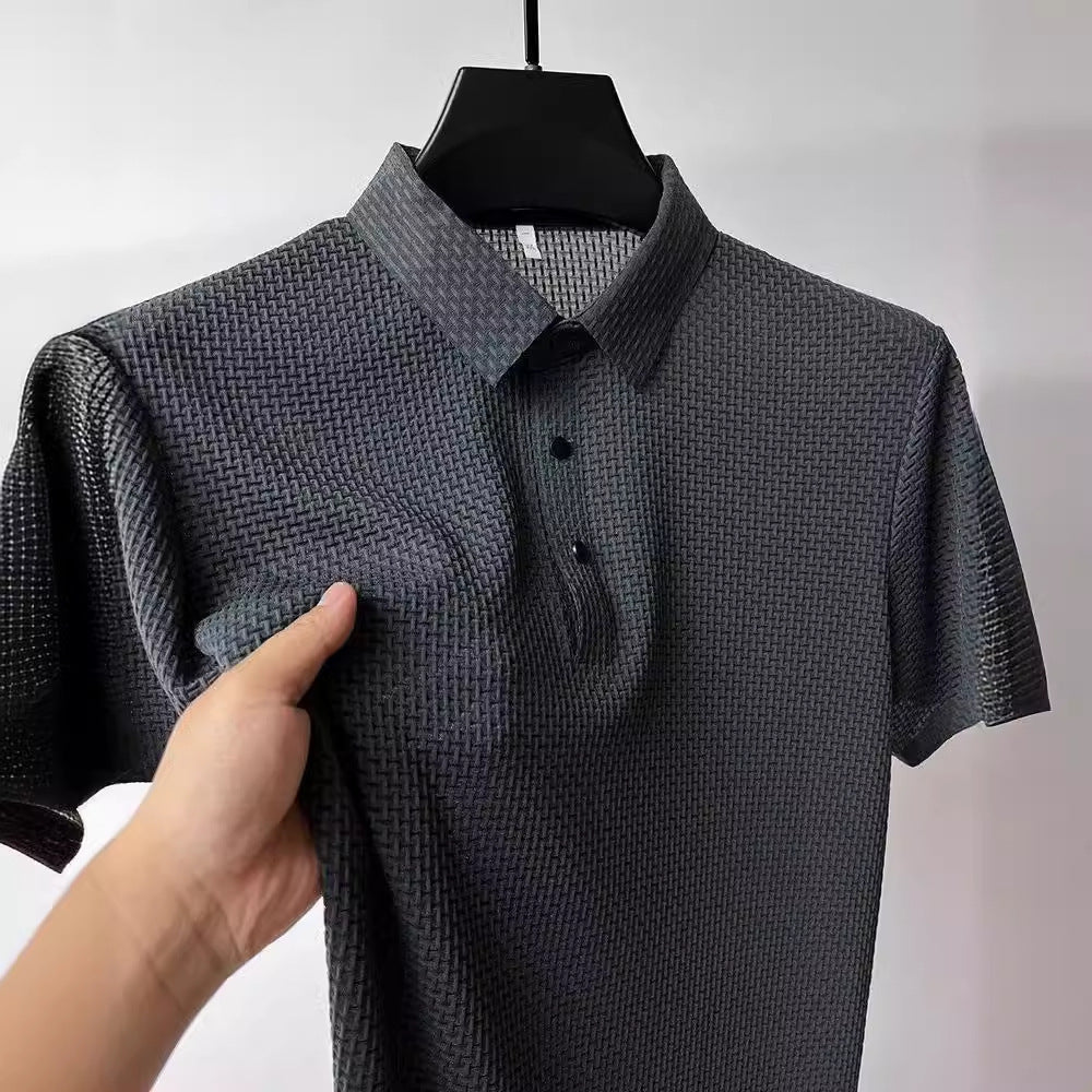Camisa polo de manga corta para hombre (estilo casual)