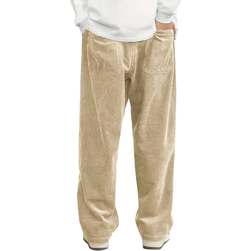 Pantalones casuales de corte holgado para hombre