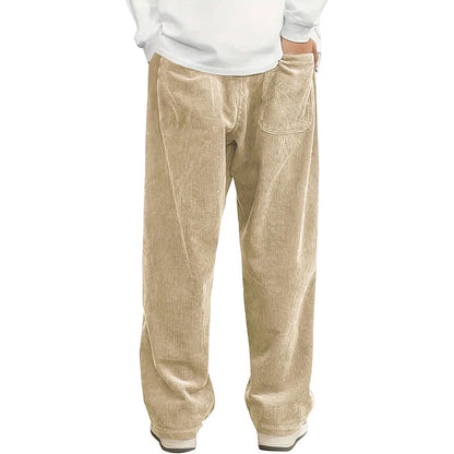 Pantalones casuales de corte holgado para hombre